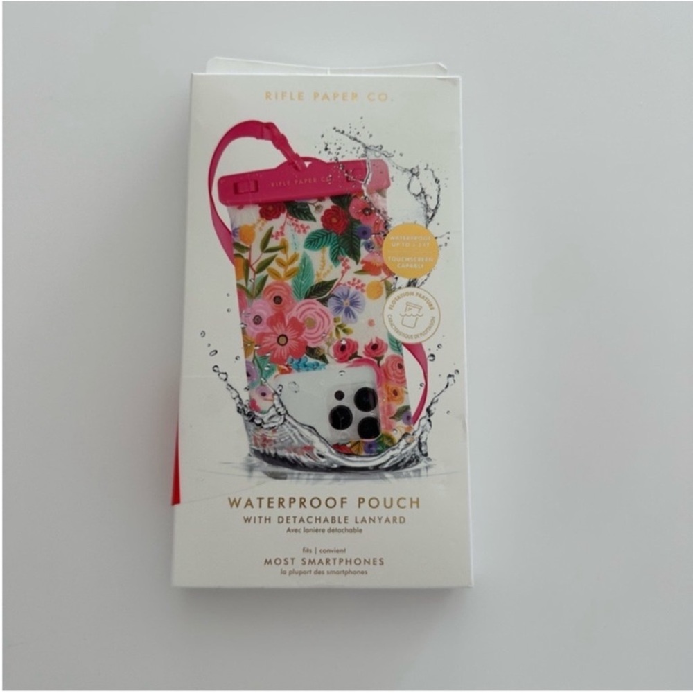 NIB Rifle Paper Co. Waterproof Phone Pouch